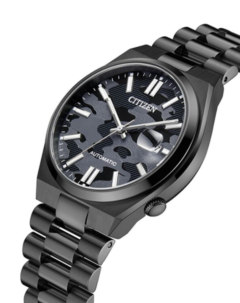 Citizen Tsuyosa Automatic Black Dial Mens Watch - NJ0155-87E