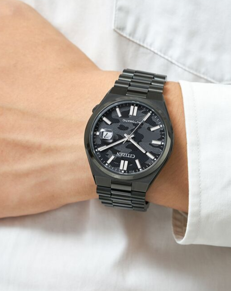 Citizen Tsuyosa Automatic Black Dial Mens Watch - NJ0155-87E