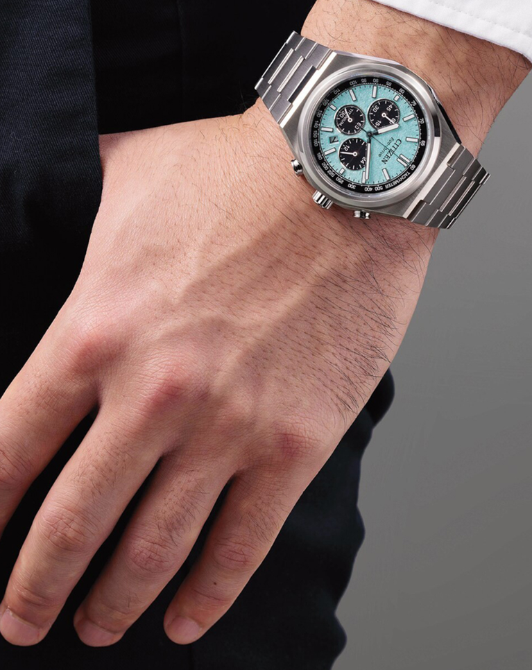 Citizen Zenshin Chrono Dial Super Titanium Bracelet - CA4610-85M