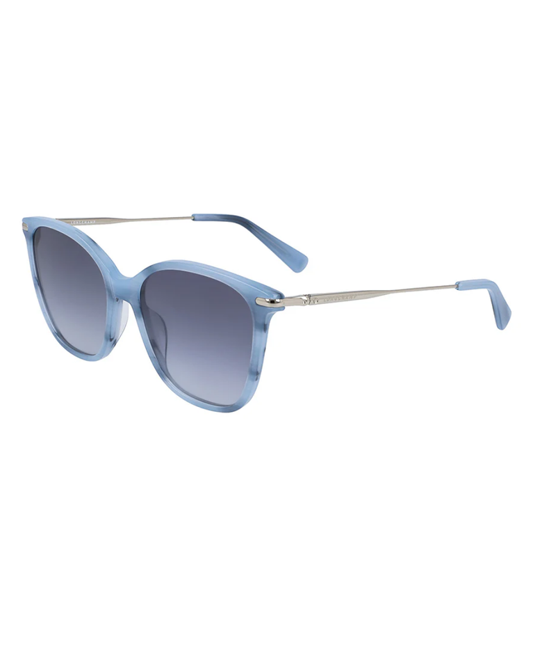 Longchamp Paris Blue Tint Ladies Sunglasses - LO660S MARBLE BLUE