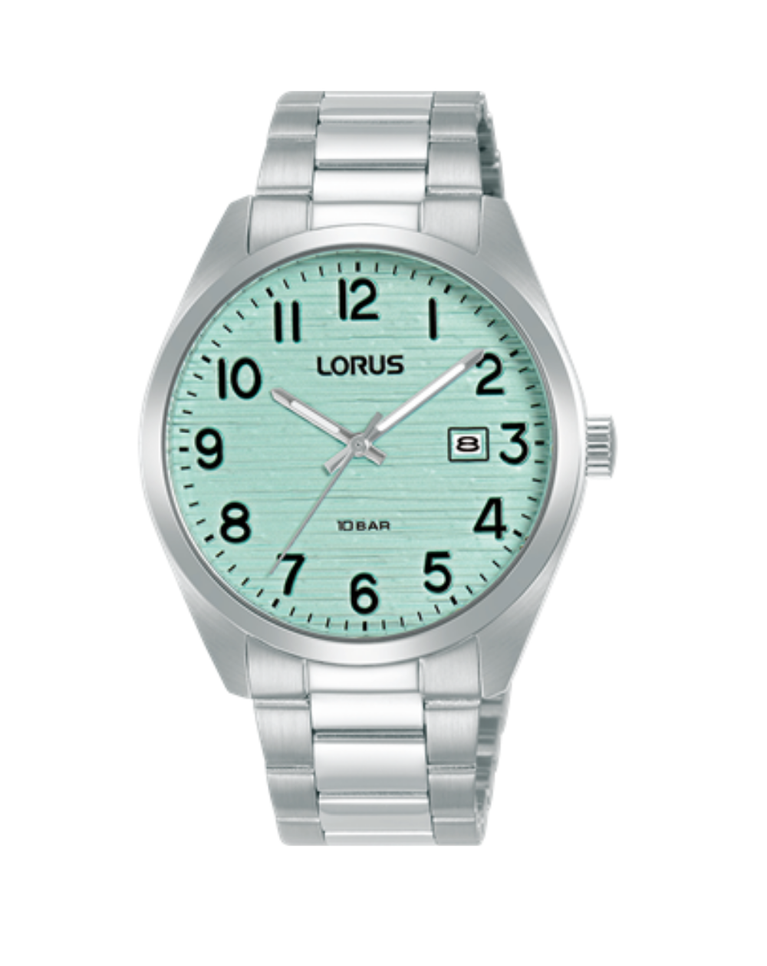 Lorus Analogue Teal Dial Unisex Dress Watch - RH909RX-9