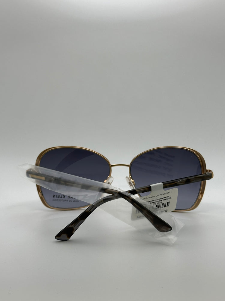 Anne Klein Black Gradient Ladies Sunglass - AK7043/59/BLACK