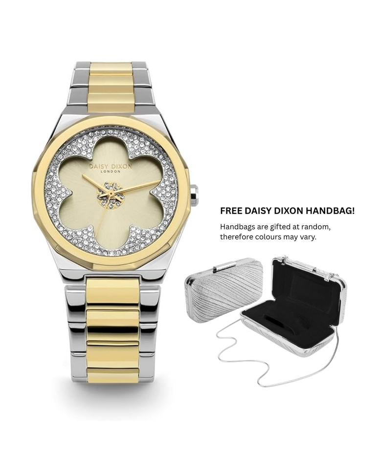 Daisy Dixon "Alessandra" Two Tone Florette Ladies Watch - DD168SGM