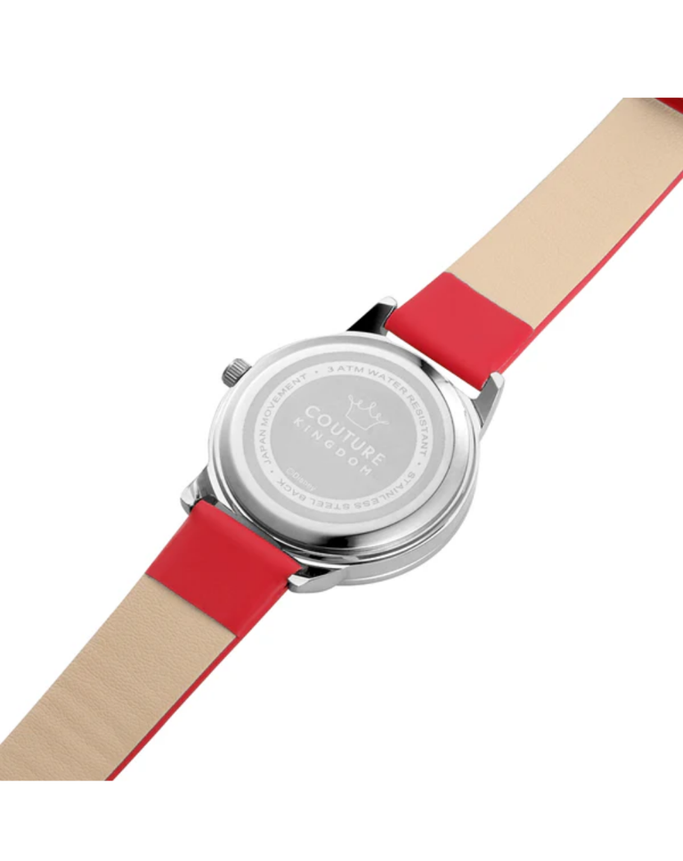 Disney "Mickey Mouse" Red Poly Strap Analogue Watch – SPW001