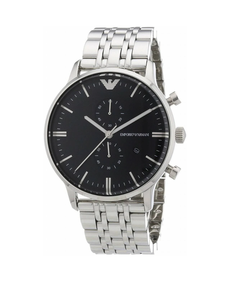 Emporio Armani Steel Chronograph Men's Watch - AR0389