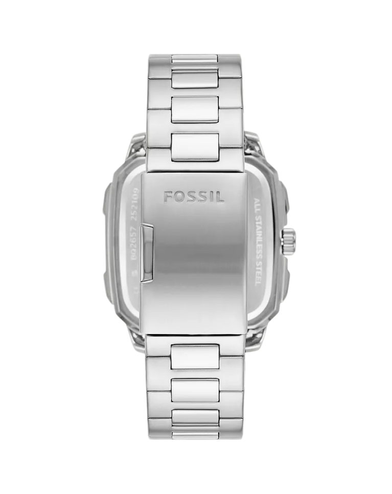 Fossil Inscription Multifunctional Stainless Steel Men's Watch - BQ2655