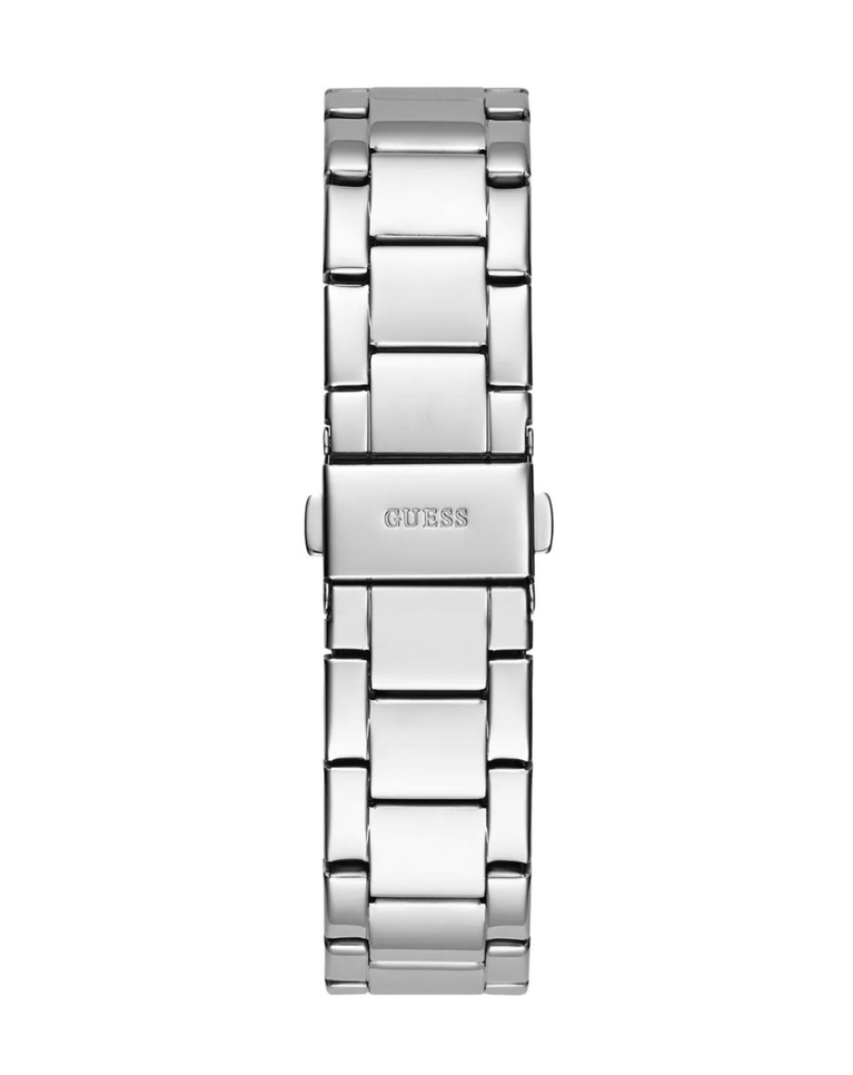 Guess Silver Tone "Idol" Crystal Analog Ladies Watch - GW0605L1