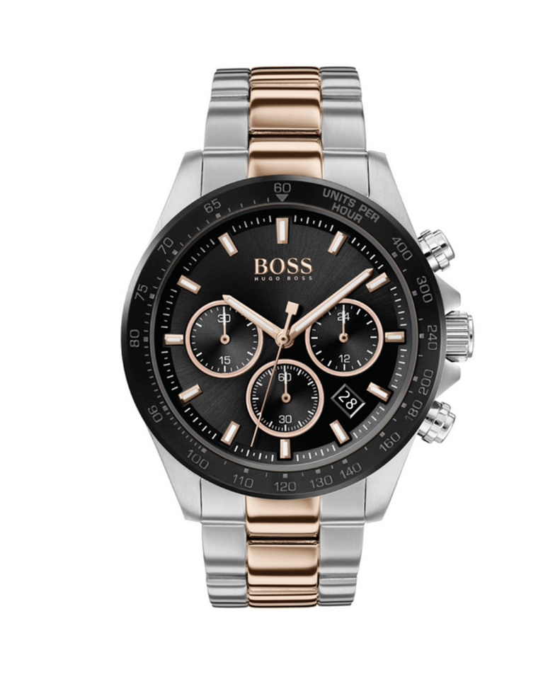 Hugo Boss "Hero" Two Tone Rose Gold Men's Watch - HB1513757