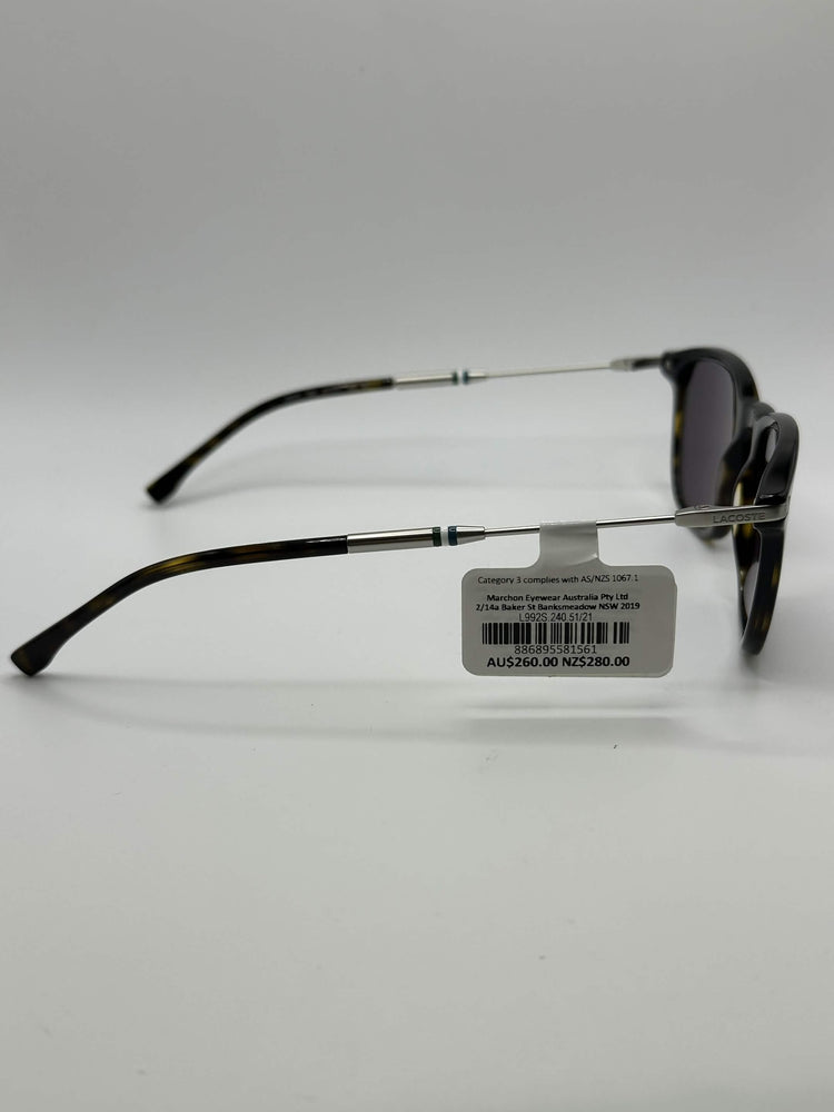 Lacoste L992S Dark Havana Unisex Sunglasses - L992S.240.51/21