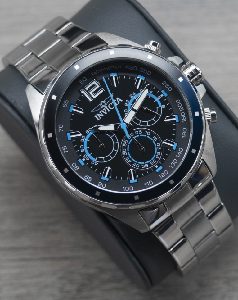 Invicta Blue/Black Dial Speedway GearShift Men's Watch - 49364