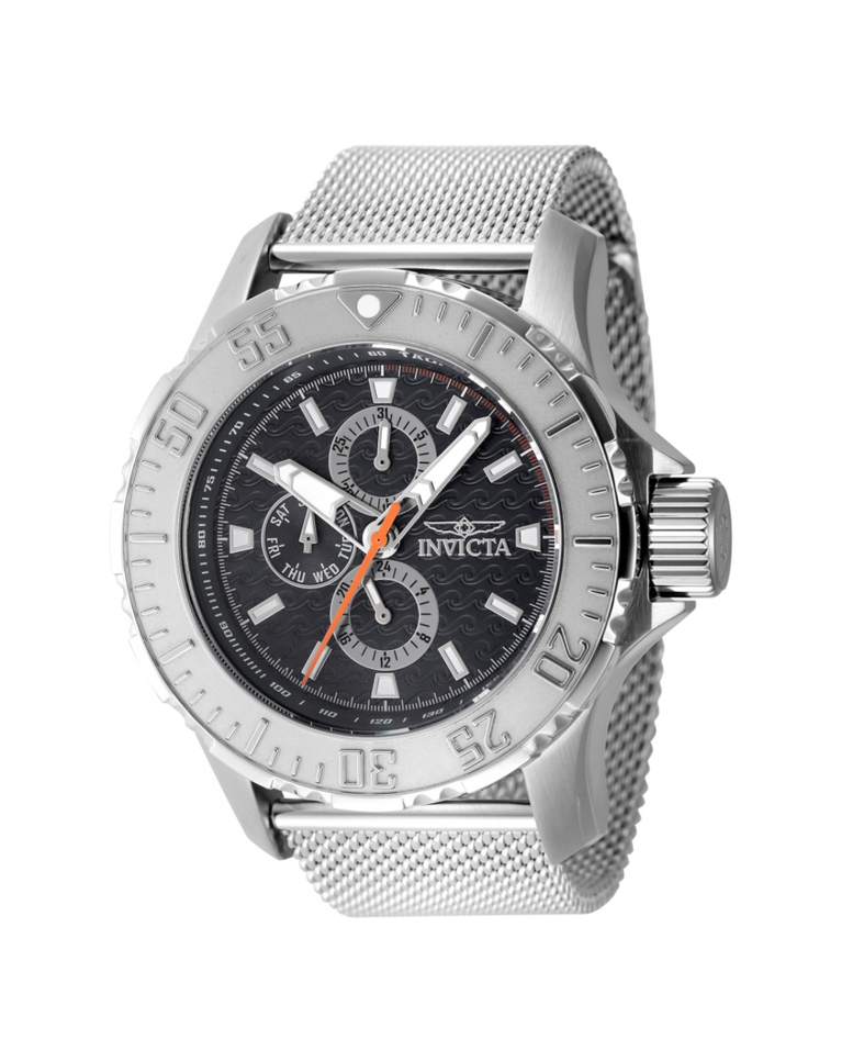 Invicta Vintage Black Dial Oversized Men's Watch - 48010