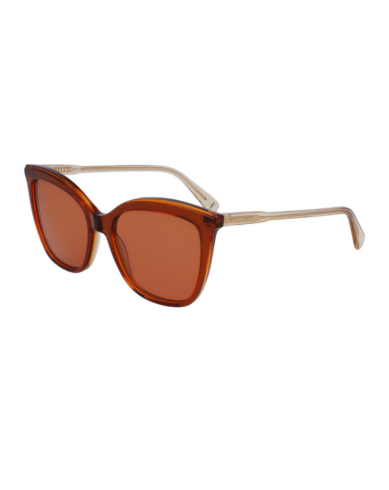 Longchamp Paris Caramel Oversized Ladies Sunglasses - LO729S/55