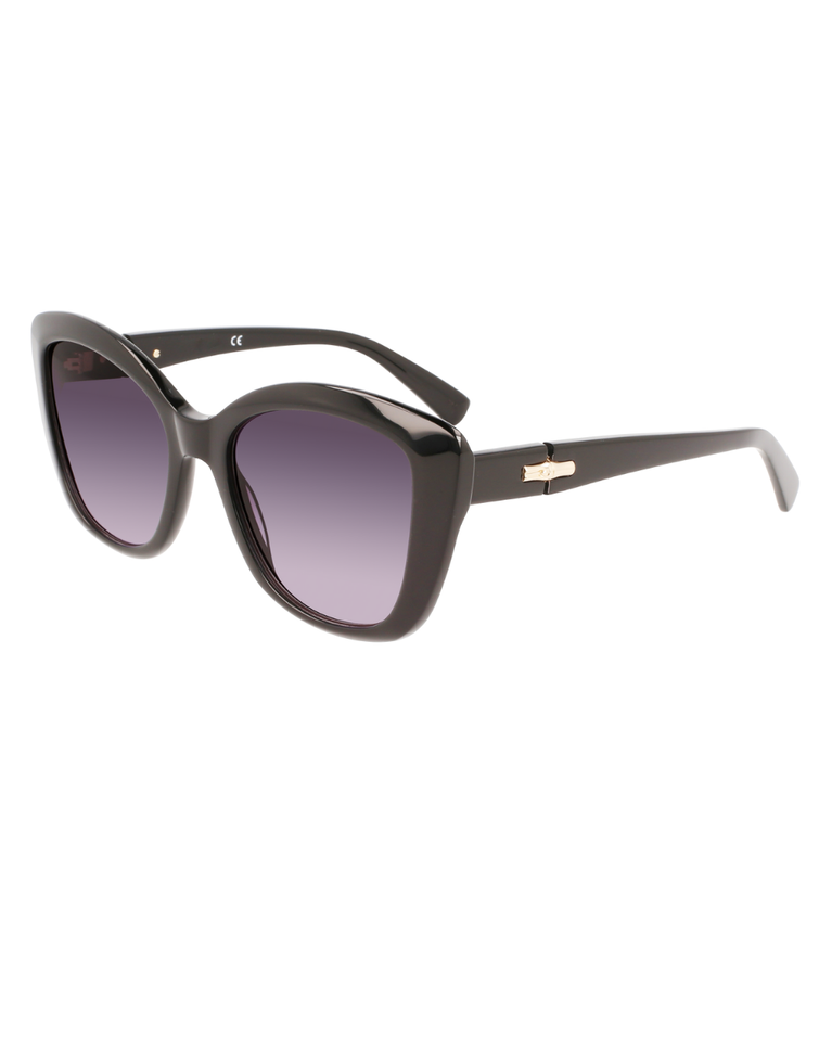 Longchamp Paris Black Oversized Ladies Sunglasses - LO714S/54/BLACK
