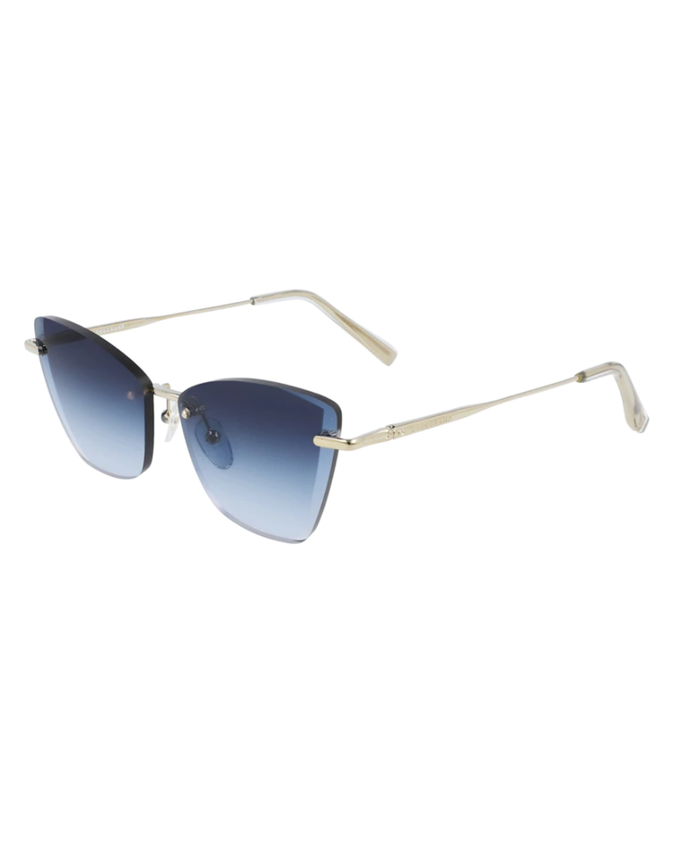 Longchamp Paris Gold/Blue Women's Sunglasses - LO141S/57/15