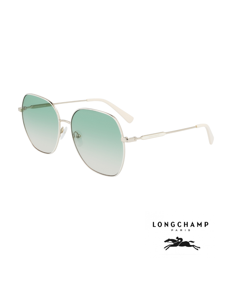 Longchamp Paris Ivory Ladies Blue Tint Sunglasses - LO151S/60/IVORY