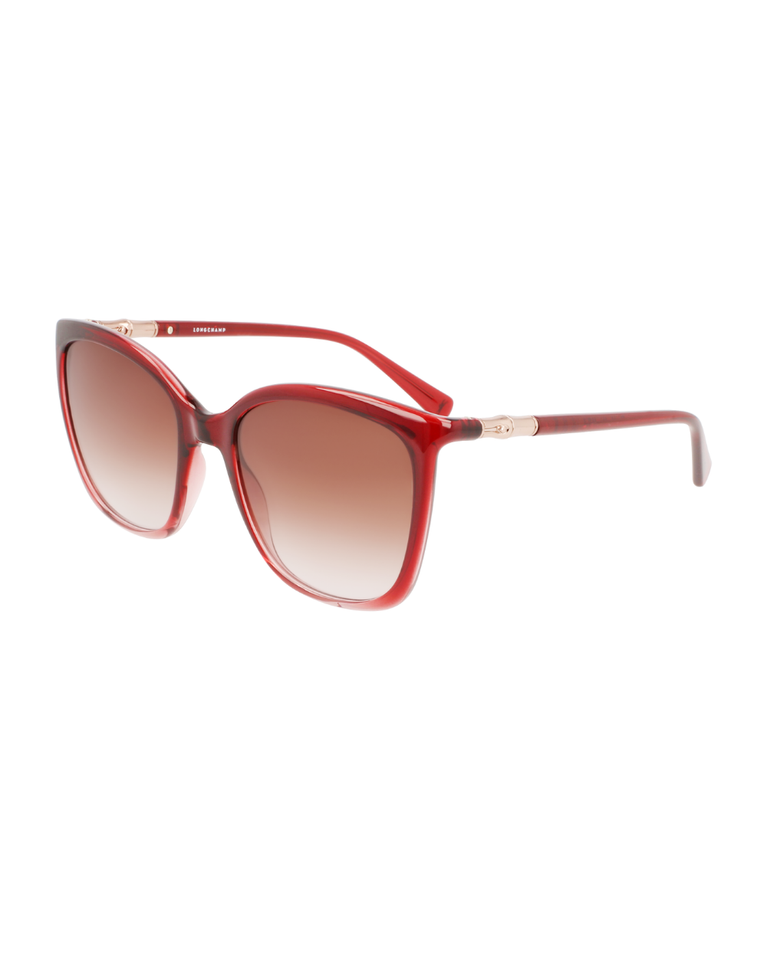 Longchamp Paris Red Gradient Women's Sunglasses - LO710S/56/GRADIENT
