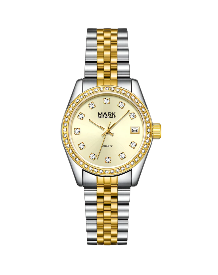 Mark Fairwhale Velia Two Tone Ladies Quartz Watch - FW-3050-W