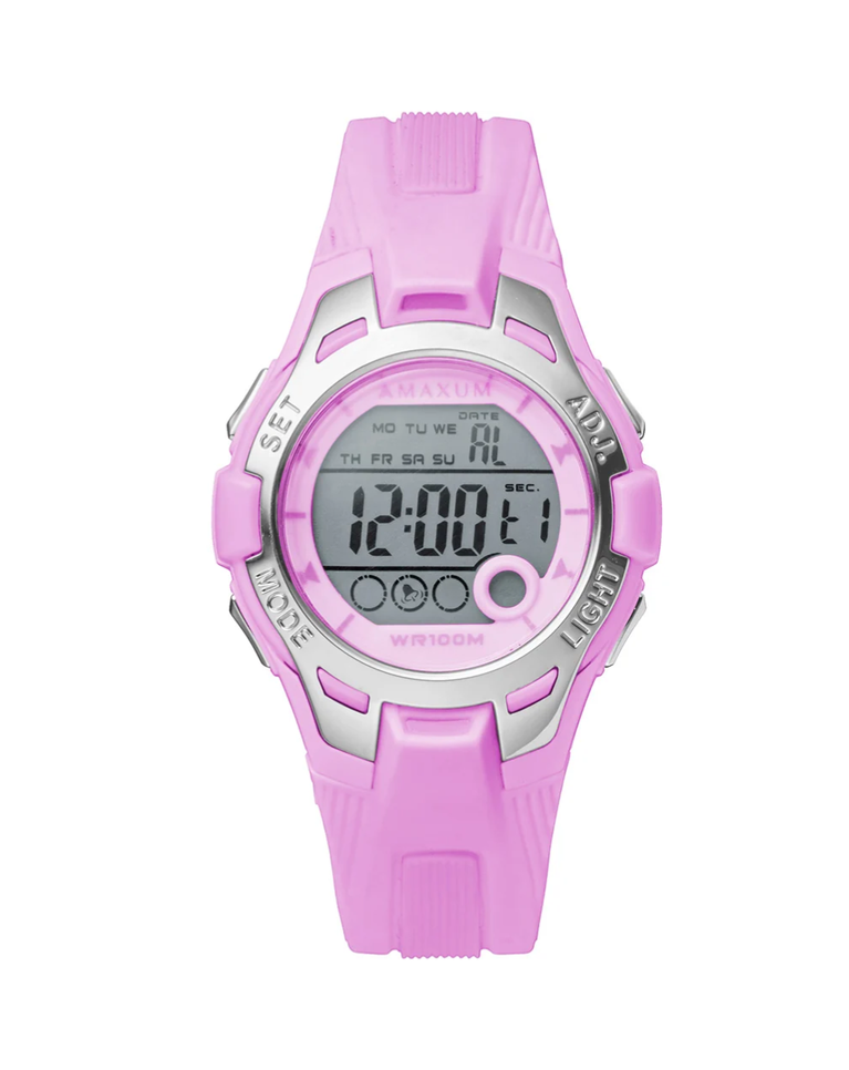 Maxum Candy Pink Womens Sports Digital Watch - X2213L3