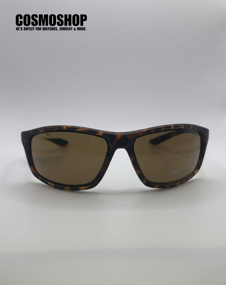 Nike Adrenaline Matte Brown Tortoise Brown Mens Sunglasses - EV1112/66