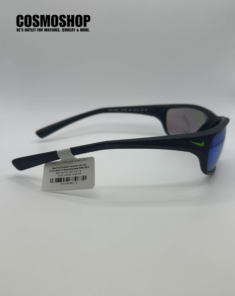 Nike Rabid Black/Green Mens Sunglasses - NKFQ4765.003.63/14