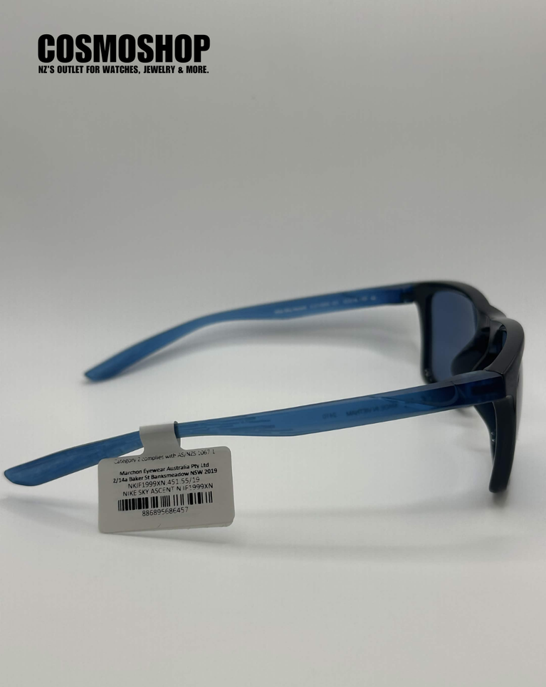 Nike Sky Ascent Blue Mens Sunglasses - NKIF1999XN.451.55/19