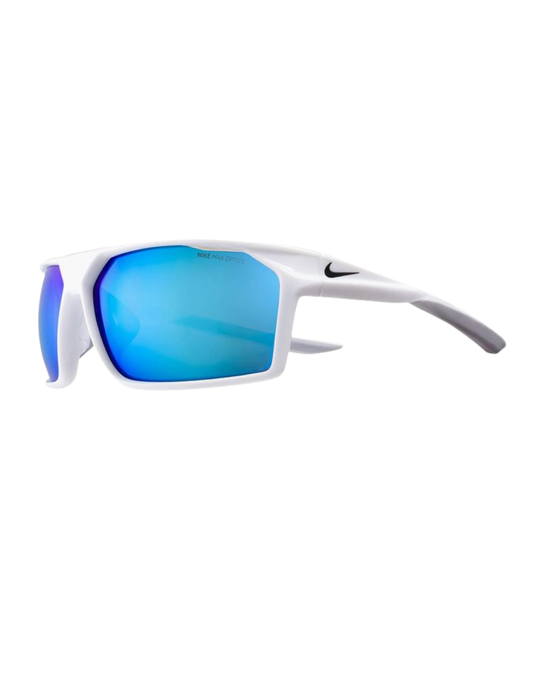 Nike Traverse White/Blue Men's Polorized Sports Sunglasses - EV1051