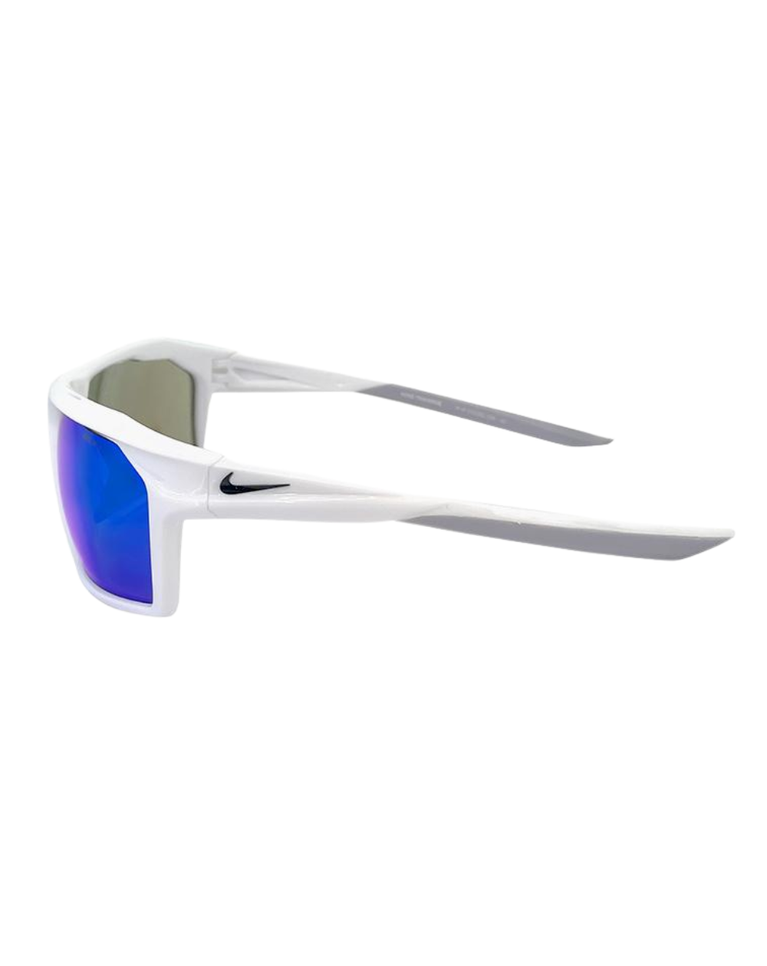 Nike Traverse White/Blue Men's Polorized Sports Sunglasses - EV1051