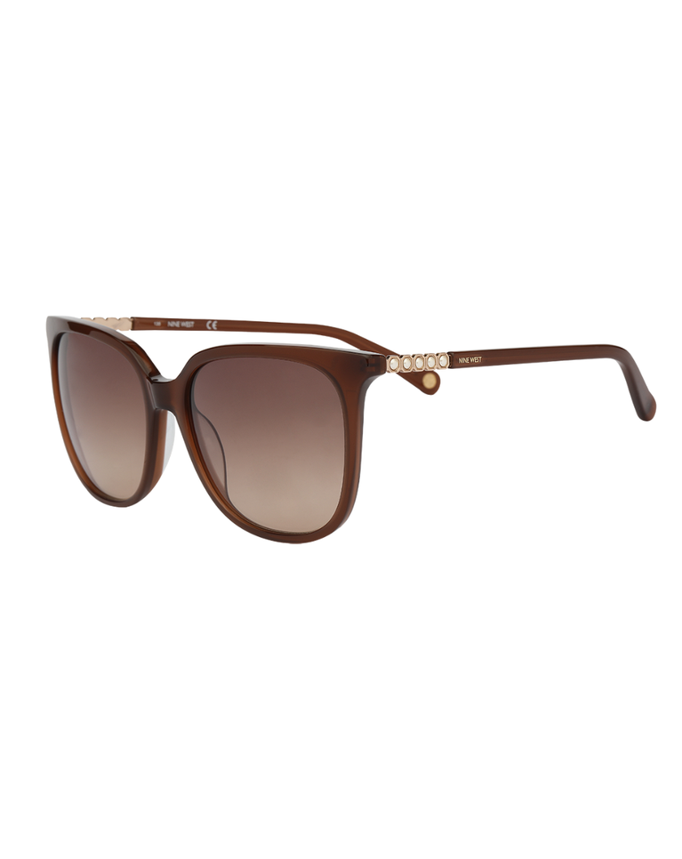 Nine West Brown Ladies Sunglasses - NW624S.210.57/17