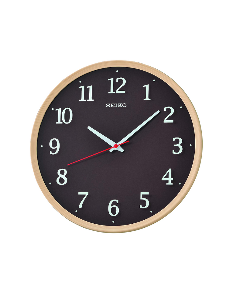 Seiko Red Quartz Wall Clock - QXA731A
