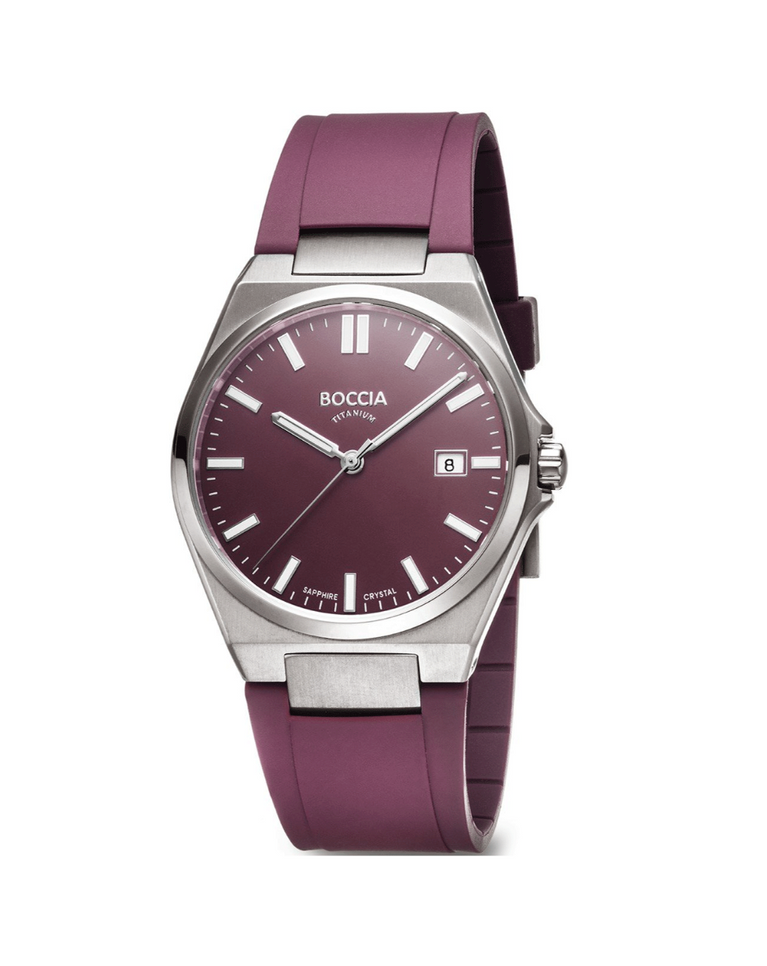 Boccia Titanium PU Leather Unisex Watch - 3667-03