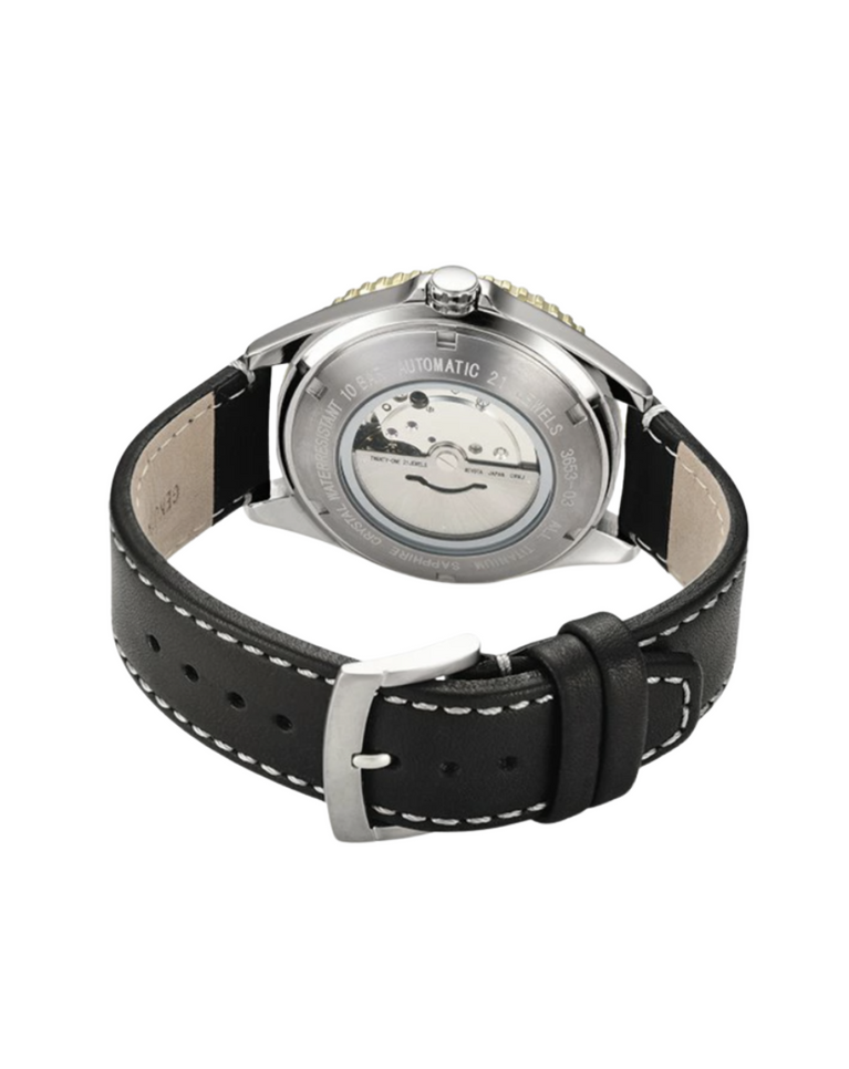Boccia Titanium Gold Plated Automatic Men's Watch - 3653-03