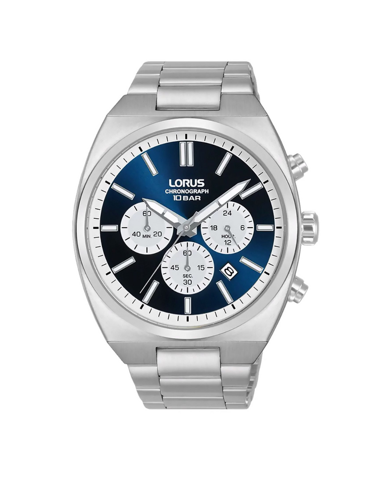 Lorus Classic Sports Blue Dial Chronograph Watch - RT363KX9