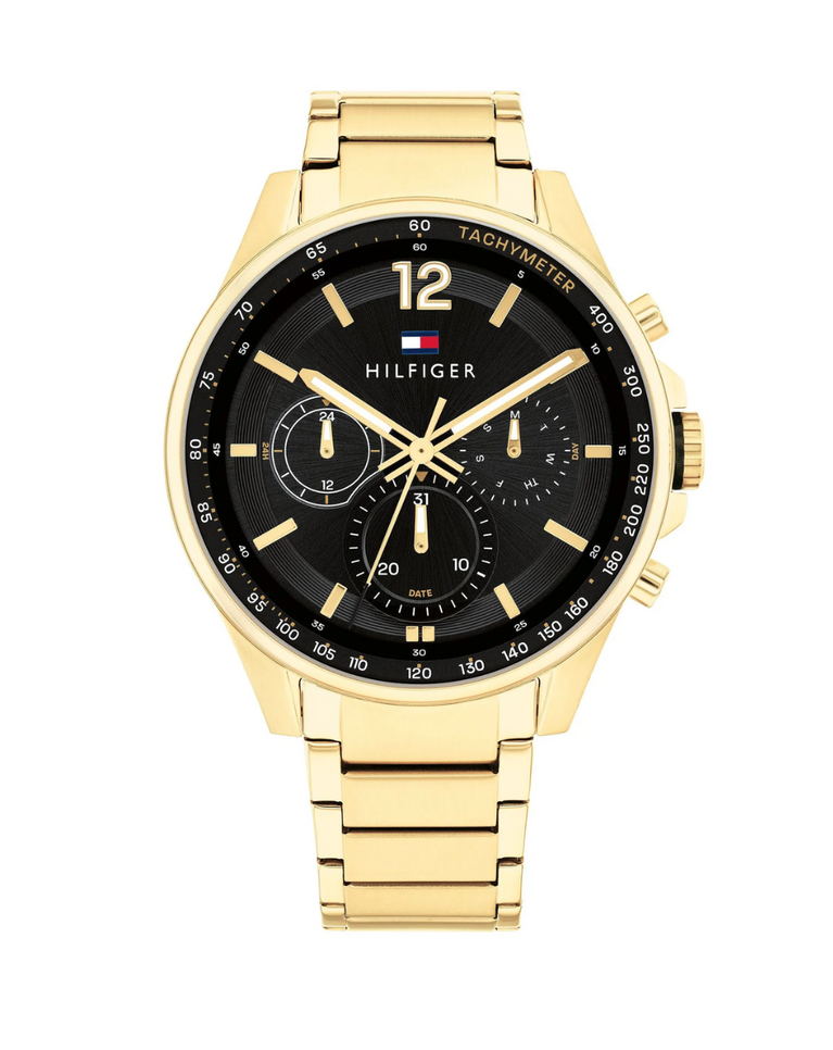 Tommy Hilfiger Gold/Black Dial Men's Watch - TH1791974