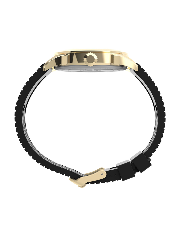 Timex Ufc Athena Gold/Black Silicone Gents Watch - TW2V56000