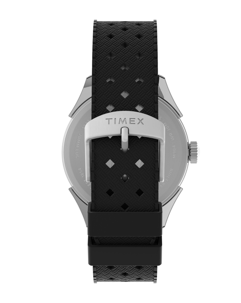 Timex Ufc Athena Silver/Black Silicone Unisex Watch - TW2V56100