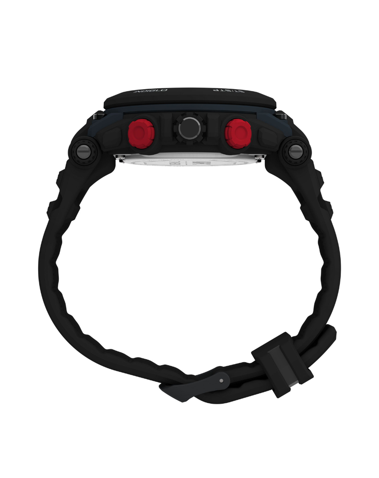 Timex Ufc Digital Impact Black/Red Silicone Unisex Watch - TW5M52800