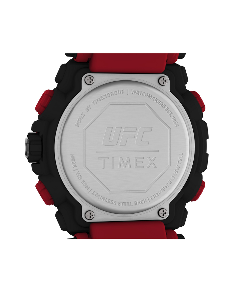 Timex Ufc Impact Black/Red Silicone Unisex Watch - TW5M53000