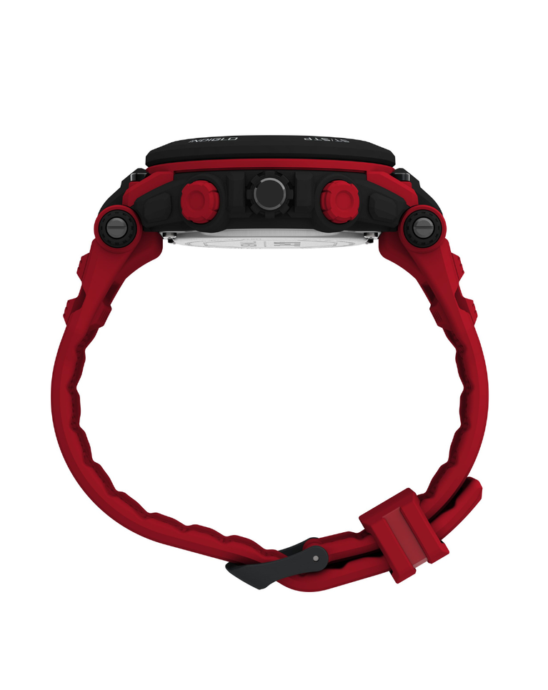 Timex Ufc Impact Black/Red Silicone Unisex Watch - TW5M53000