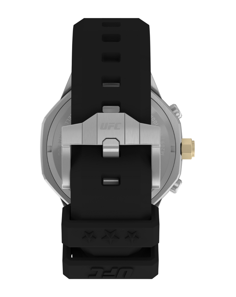 Timex Ufc King Two-Tone Black Silicone Gents Watch - TW2V87300