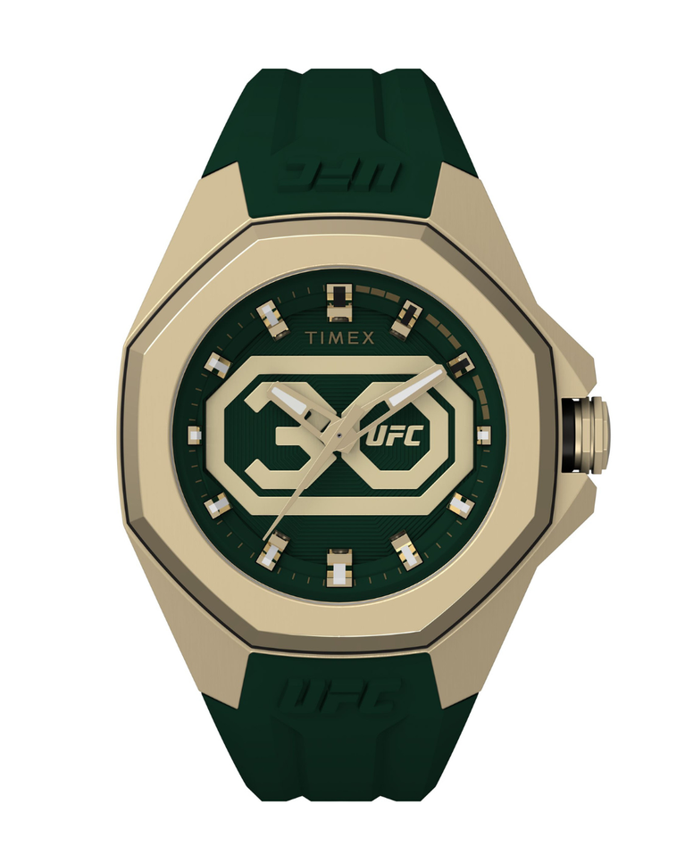 Timex Ufc Pro 30th Anniversary Gold/Green Gents Watch - TW2V90100