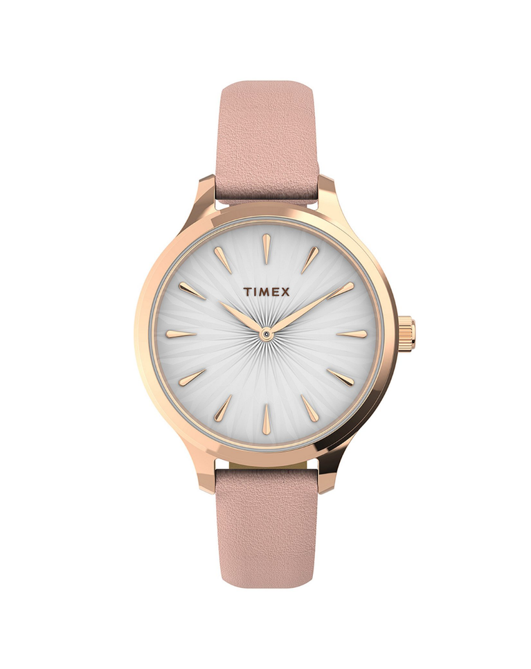 Timex Trend 3 Hands Women's White Dial Quartz Watch - TW2V06700UJ