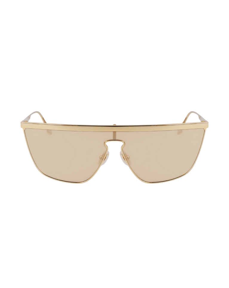 Victoria Beckham Gold Mirror Ladies Sunglass - VB245S/59/GOLD