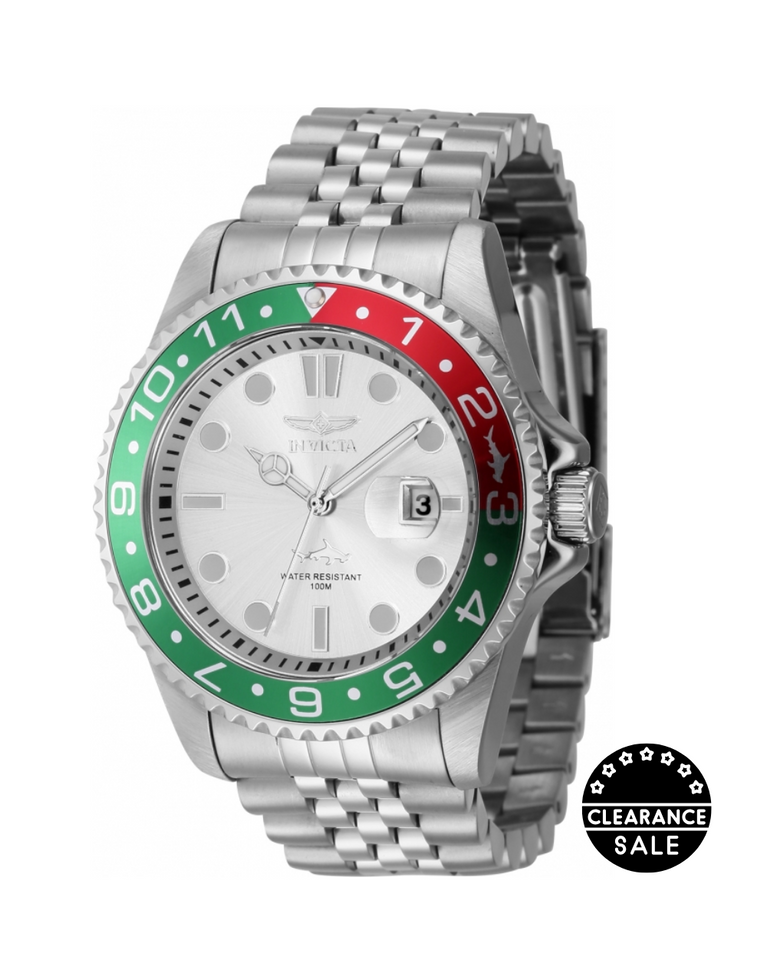 Invicta Pro Diver Green/Red Bezel Men's Quartz Watch - 43750
