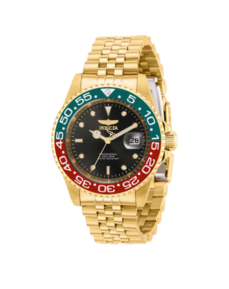 Invicta Pro Diver Gold Pepsi Men’s Quartz Watch - 36041
