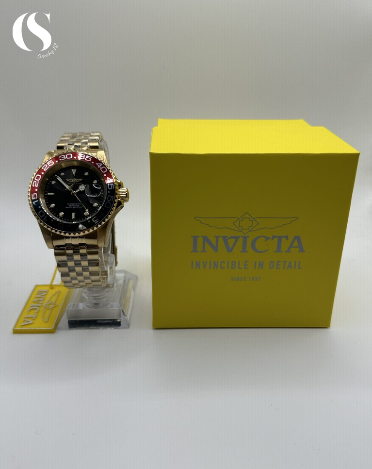 Invicta Pro Diver Gold Pepsi Men’s Quartz Watch - 36041