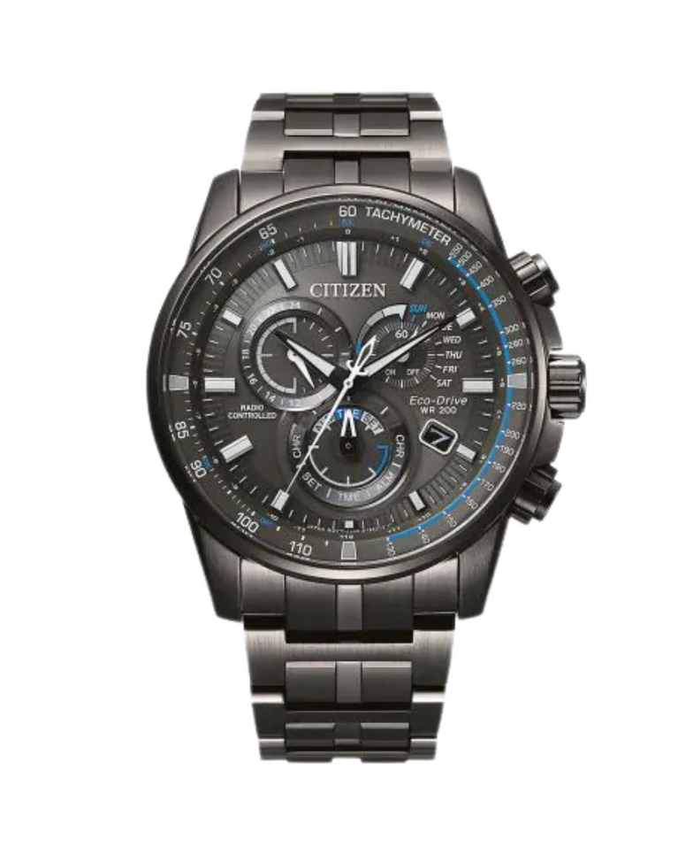 Citizen 令人惊叹的光动能黑色手表 - CB5887-55H