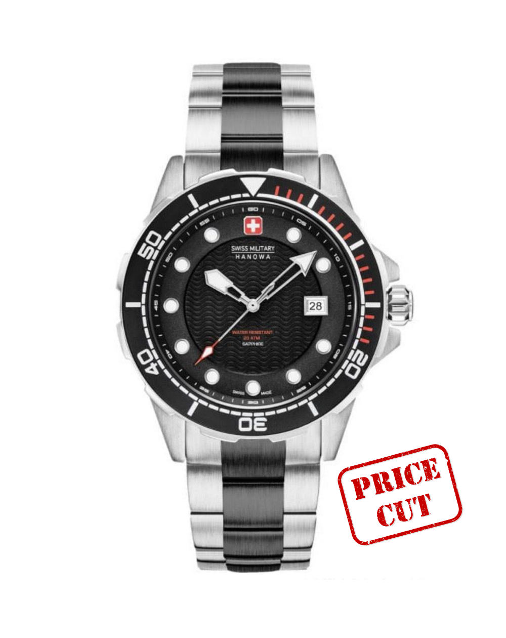 Swiss Military Hanowa Neptune Diver Analog Watch - 06-5315.33.007