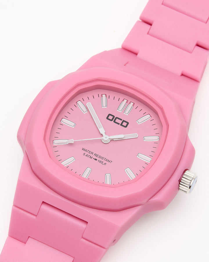 OCD Pink Unisex Quartz Watch - OCDU 100.7