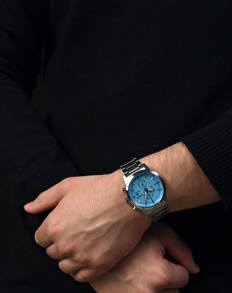 Citizen Classic Chronograph Blue Dial Mens Watch - CA0748-80L