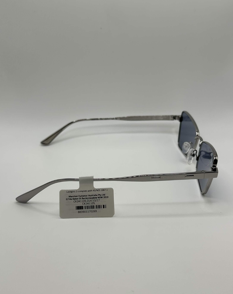 Calvin Klein Vintage Style Blue Tint Sunglasses - CK24110S.014.53/17
